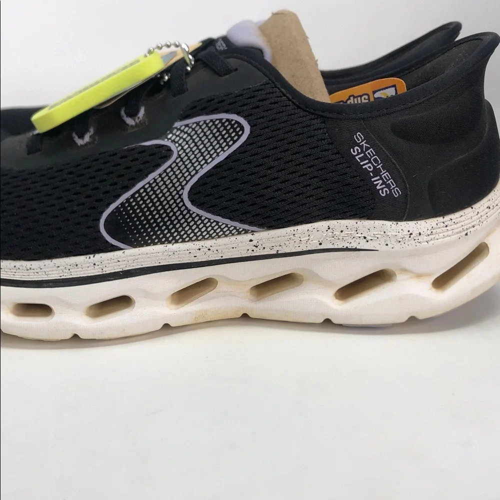 Skechers Go Walk Glide Step 2.0 Black Lavender Women’s Shoes - Size 8.5